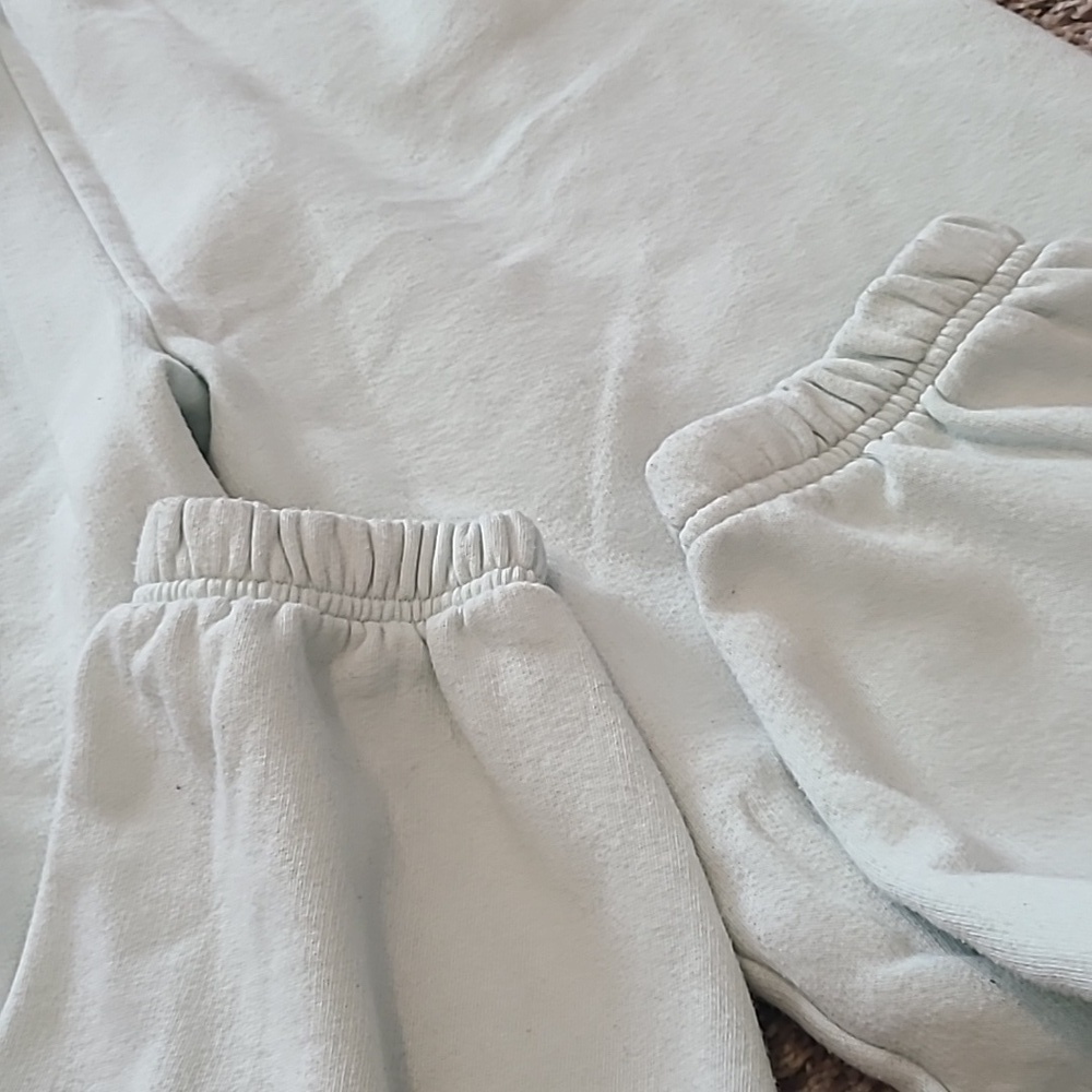 Victoria's Secret Mint Green Joggers with Black Logo - Picture 6 of 7